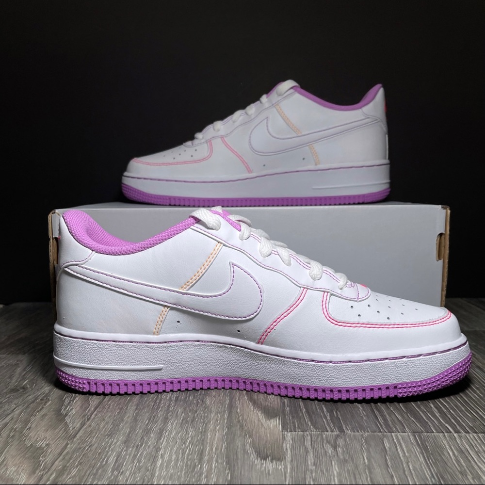 Nike Air Force 1 07 Low Contrast Stitch Fuchsia - Picture 2 of 11